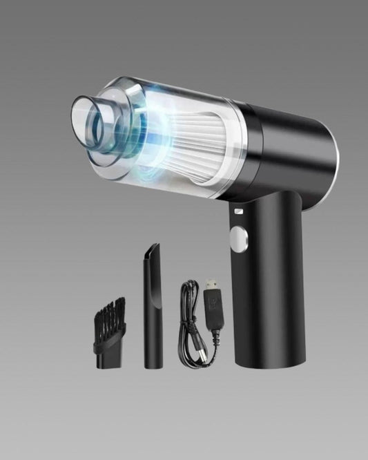 2-in-1 Portable Vacuum Suction Cleaner & Wireless Air Duster