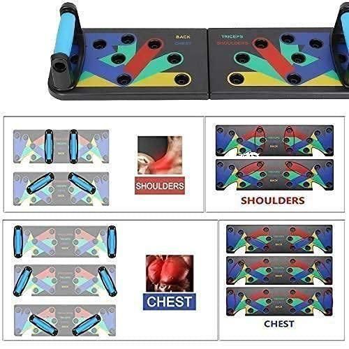 14 in 1 Foldable Push-Up Board – Full Body Workout, Anytime, Anywhere!