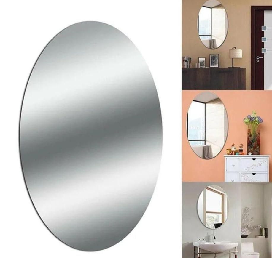 Oval shape mirror