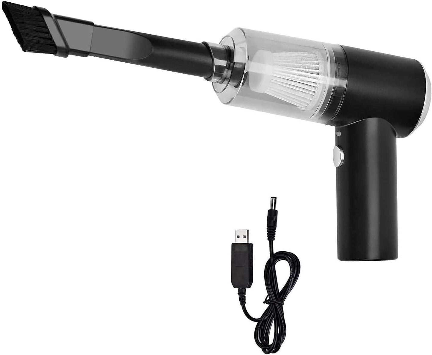 2-in-1 Portable Vacuum Suction Cleaner & Wireless Air Duster